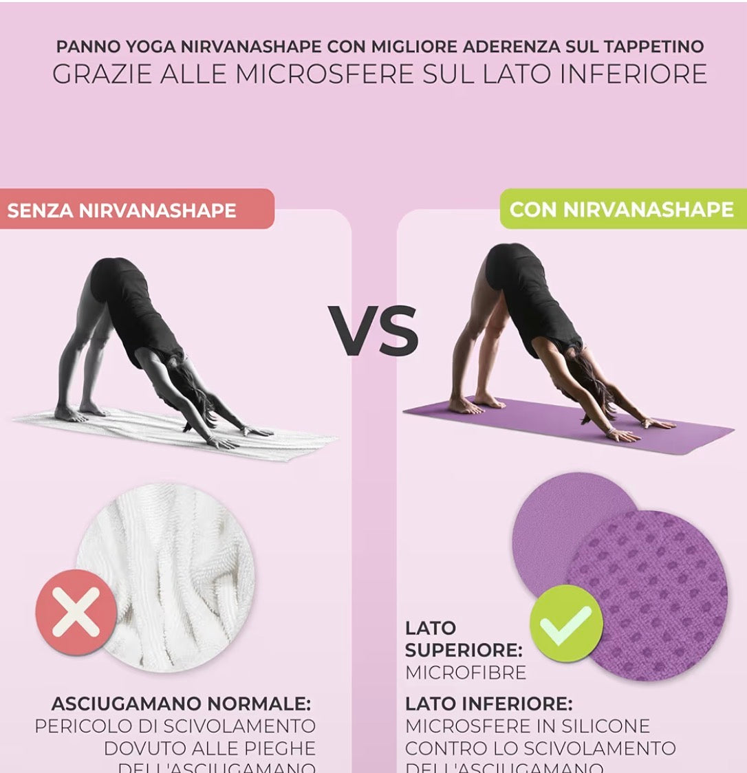 Asciugamano Yoga / Antiscivolo